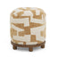 TOV Bisou Performance Jacquard Ottoman