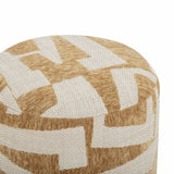 TOV Bisou Curry Jacquard Ottoman