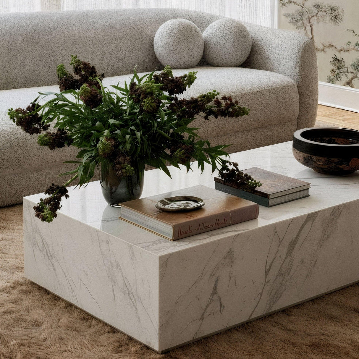 TOV Romy 47" Rectangular Coffee Table