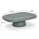 TOV Darial 46" Indoor/Outdoor Coffee Table
