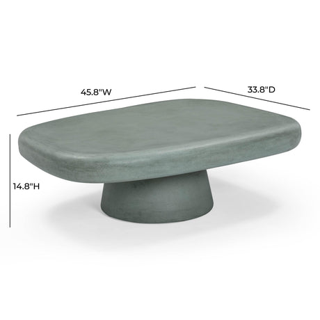 TOV Darial 46" Indoor/Outdoor Coffee Table