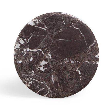 TOV Delta Concrete Indoor/Outdoor Round Side Table