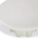 TOV Cassandra 38" Ivory Indoor/Outdoor Concrete Round Coffee Table