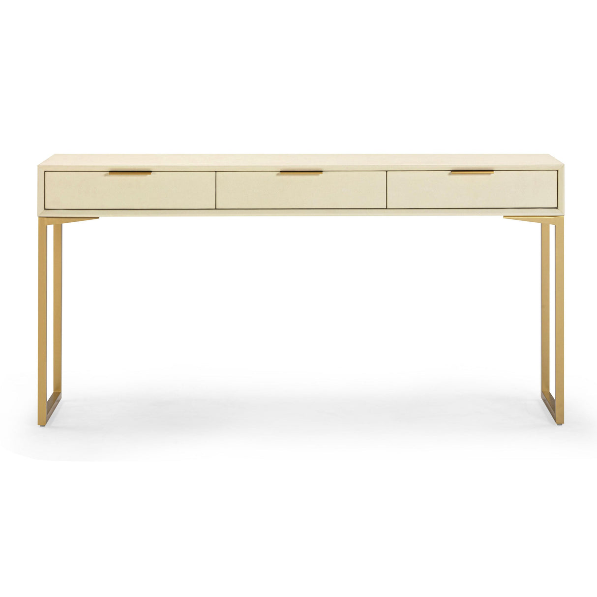 TOV Pesce 59" Shagreen 3 Drawer Console Table
