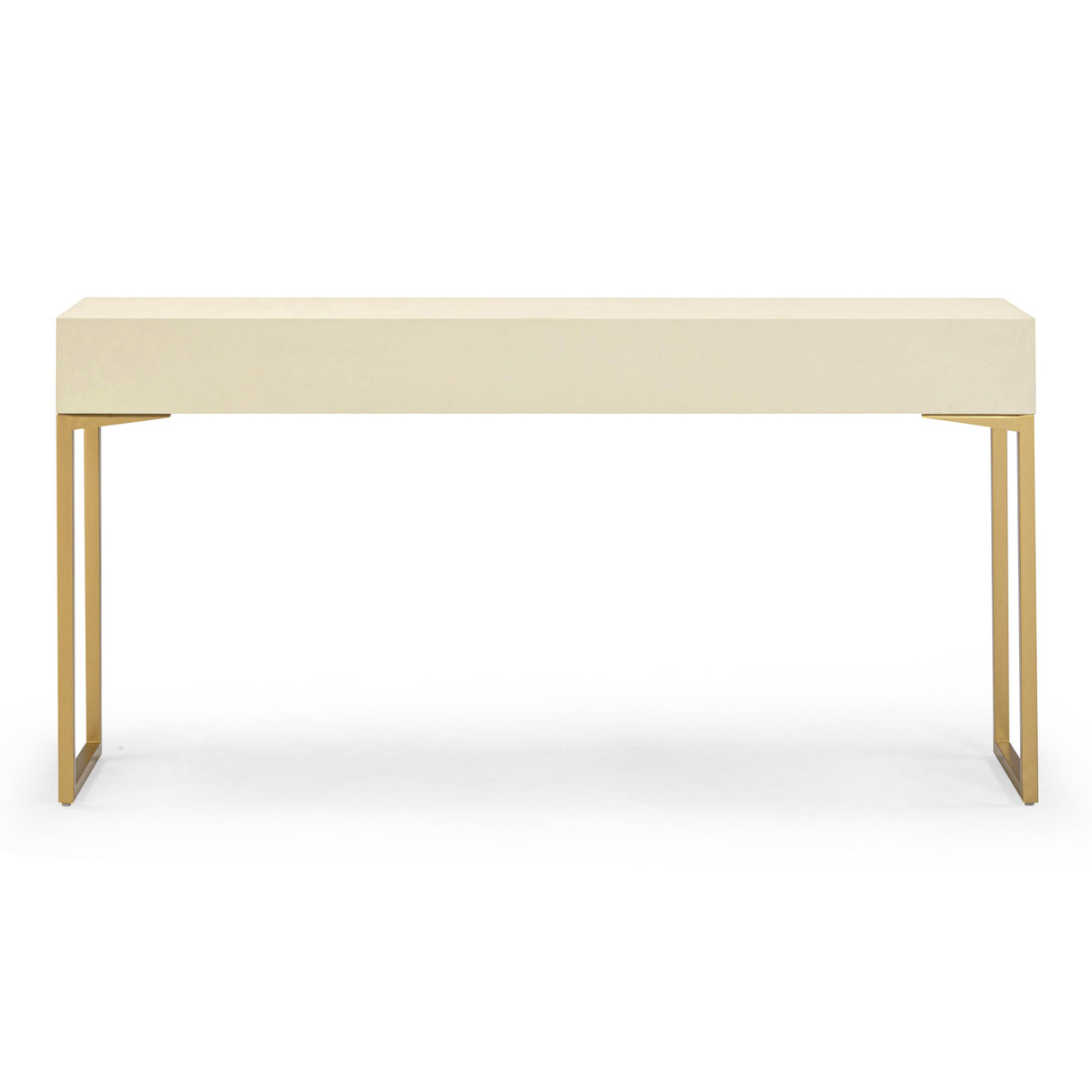 TOV Pesce 59" Shagreen 3 Drawer Console Table