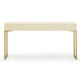 TOV Pesce 59" Shagreen 3 Drawer Console Table