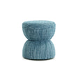 TOV Tomlin Ruched Performance Fabric Game Ottoman