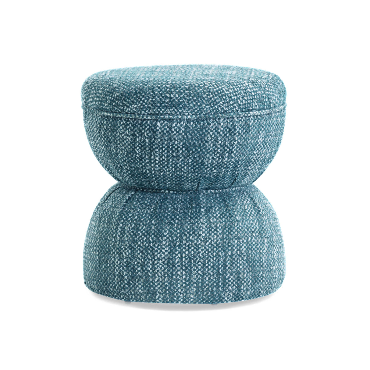 TOV Tomlin Teal Gaming Ruched Ottoman