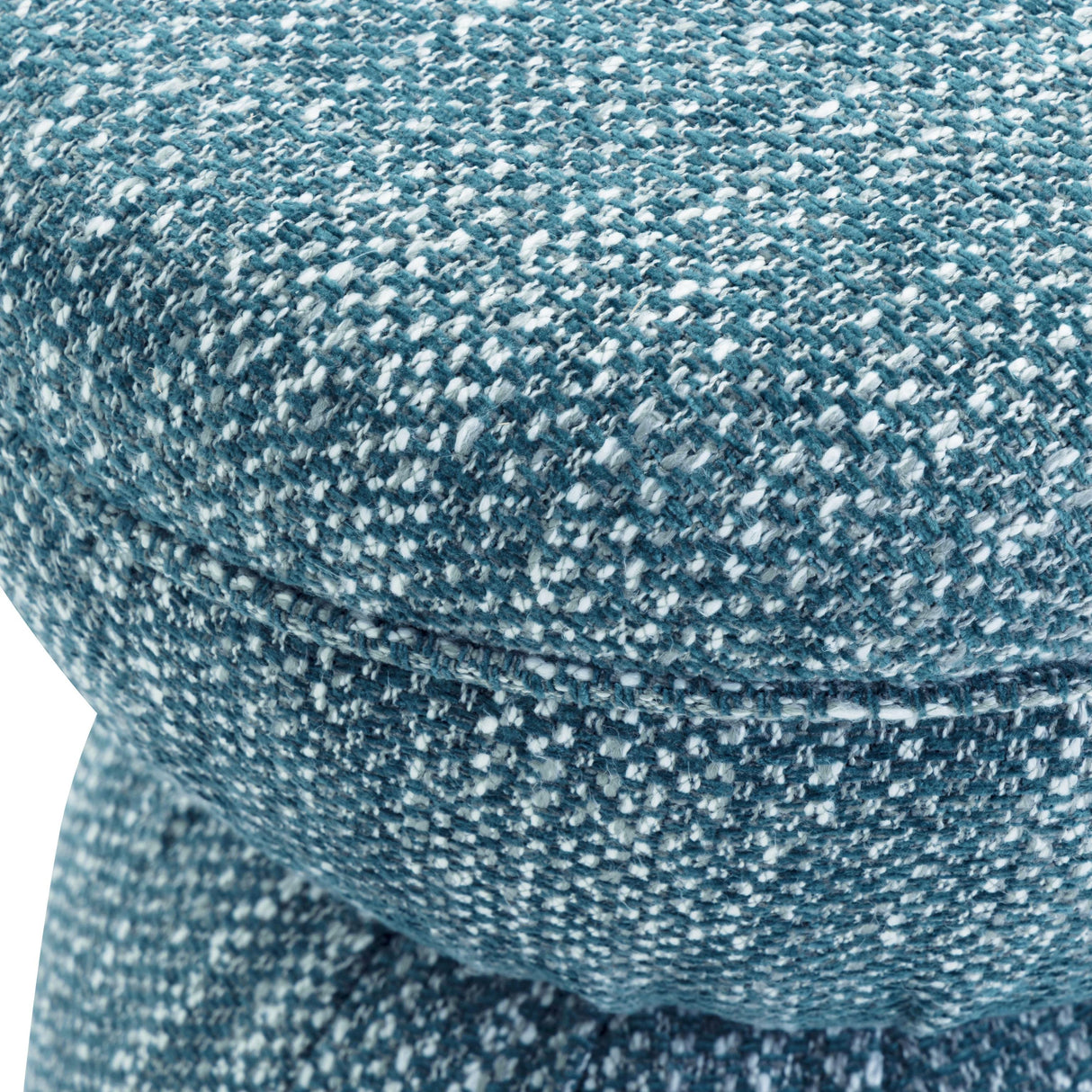 TOV Tomlin Teal Gaming Ruched Ottoman