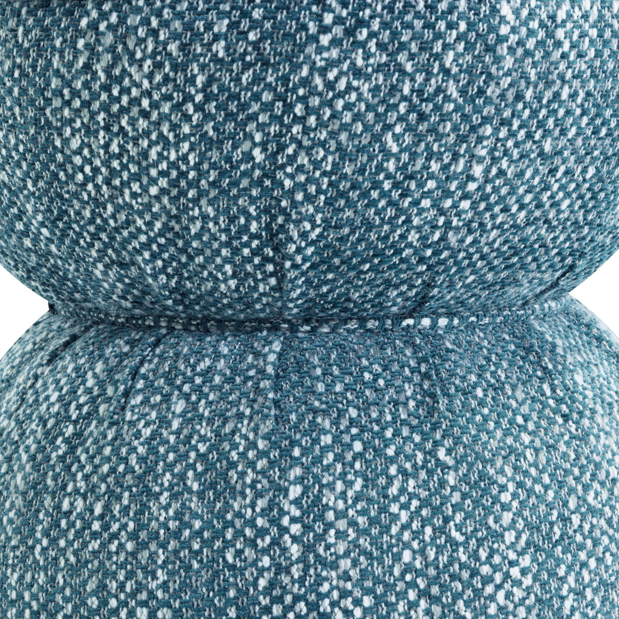 TOV Tomlin Teal Gaming Ruched Ottoman