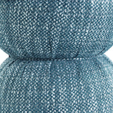 TOV Tomlin Teal Gaming Ruched Ottoman