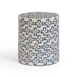 TOV Lorna Capiz Shell Accent Stool