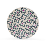 TOV Lorna Capiz Shell Accent Stool