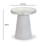 TOV Coast Seashell Side Table