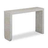 TOV Cyprus 47" Cream Capiz Shell Console Table