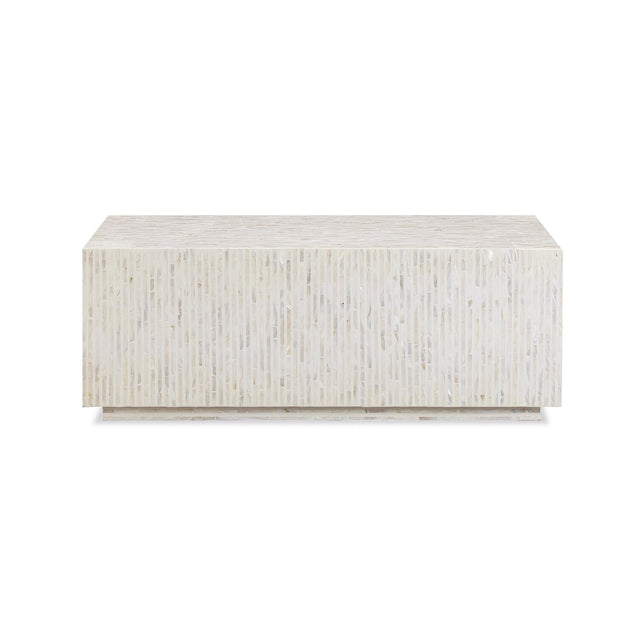 TOV Earl 48" Shell Rectangular Coffee Table