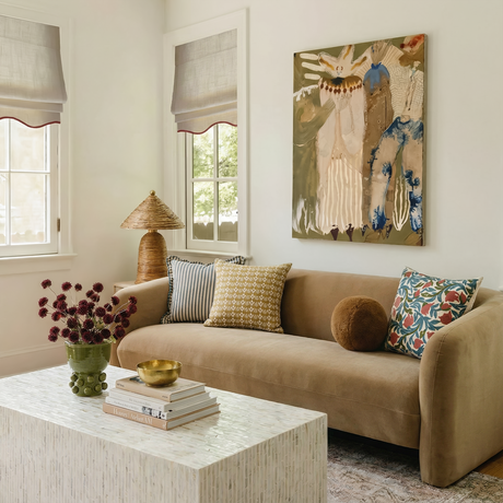 TOV Earl 48" Shell Rectangular Coffee Table