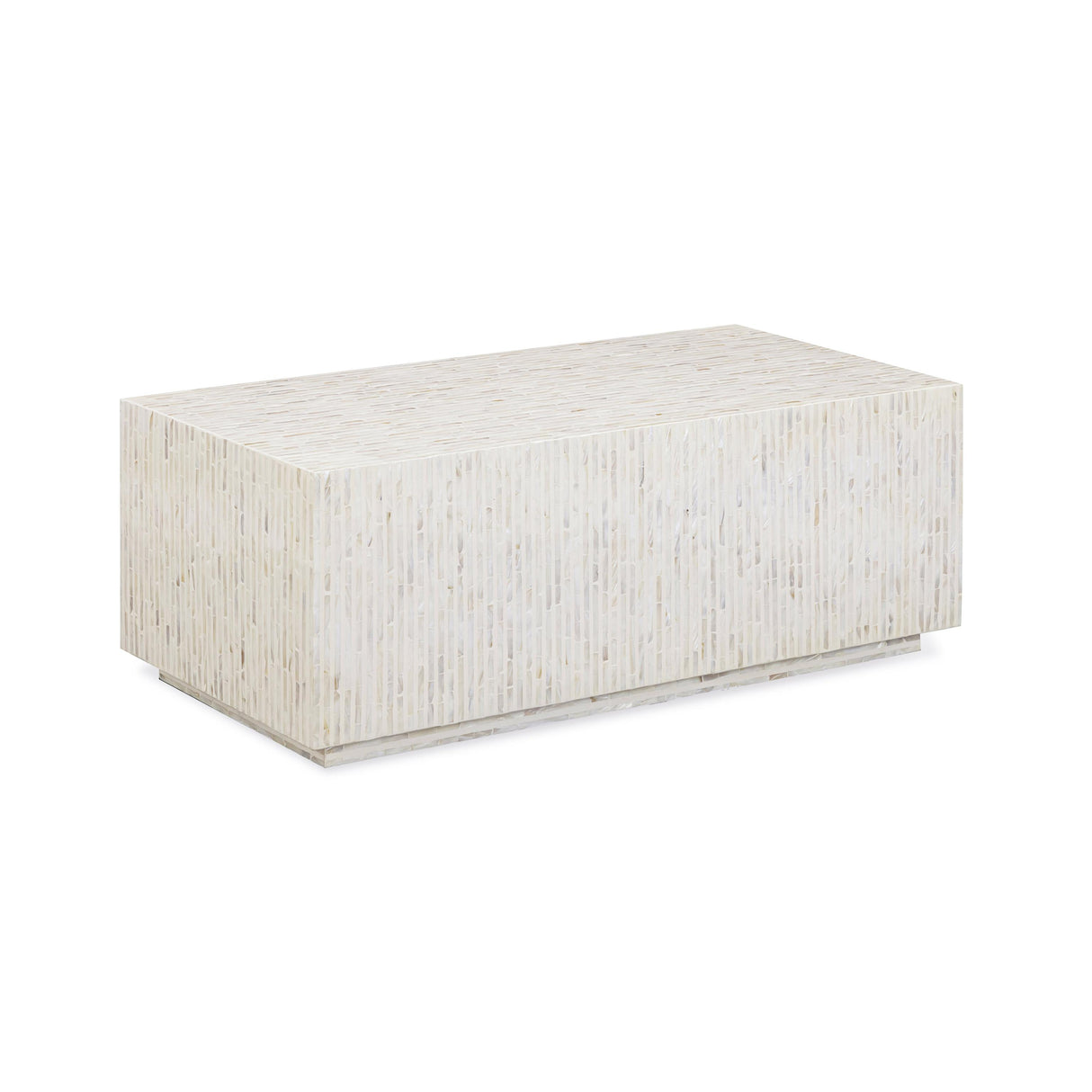 TOV Earl 48" Shell Rectangular Coffee Table