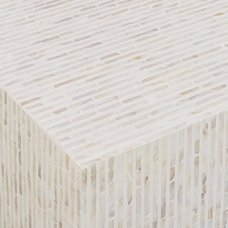 TOV Earl 48" Shell Rectangular Coffee Table