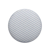 TOV Masha Blue Striped Linen Stool