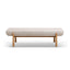 TOV Julianna 56" Textured Performance Fabric Bench