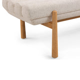 TOV Julianna 56" Textured Performance Fabric Bench