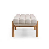 TOV Julianna 56" Textured Performance Fabric Bench