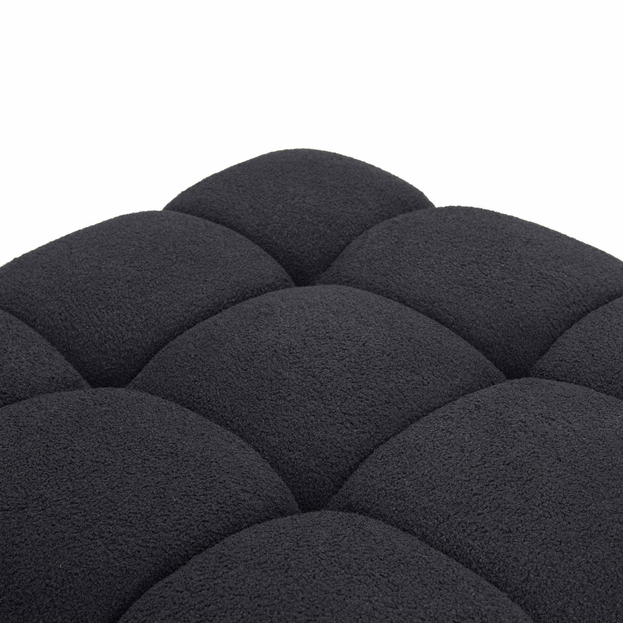 TOV Calliope Performance Vegan Shearling Modular Ottoman