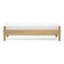 TOV Thelma 56" Cream Performance Basketweave Bench
