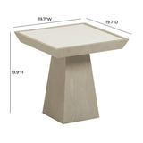 TOV Coco Washed Ash Side Table