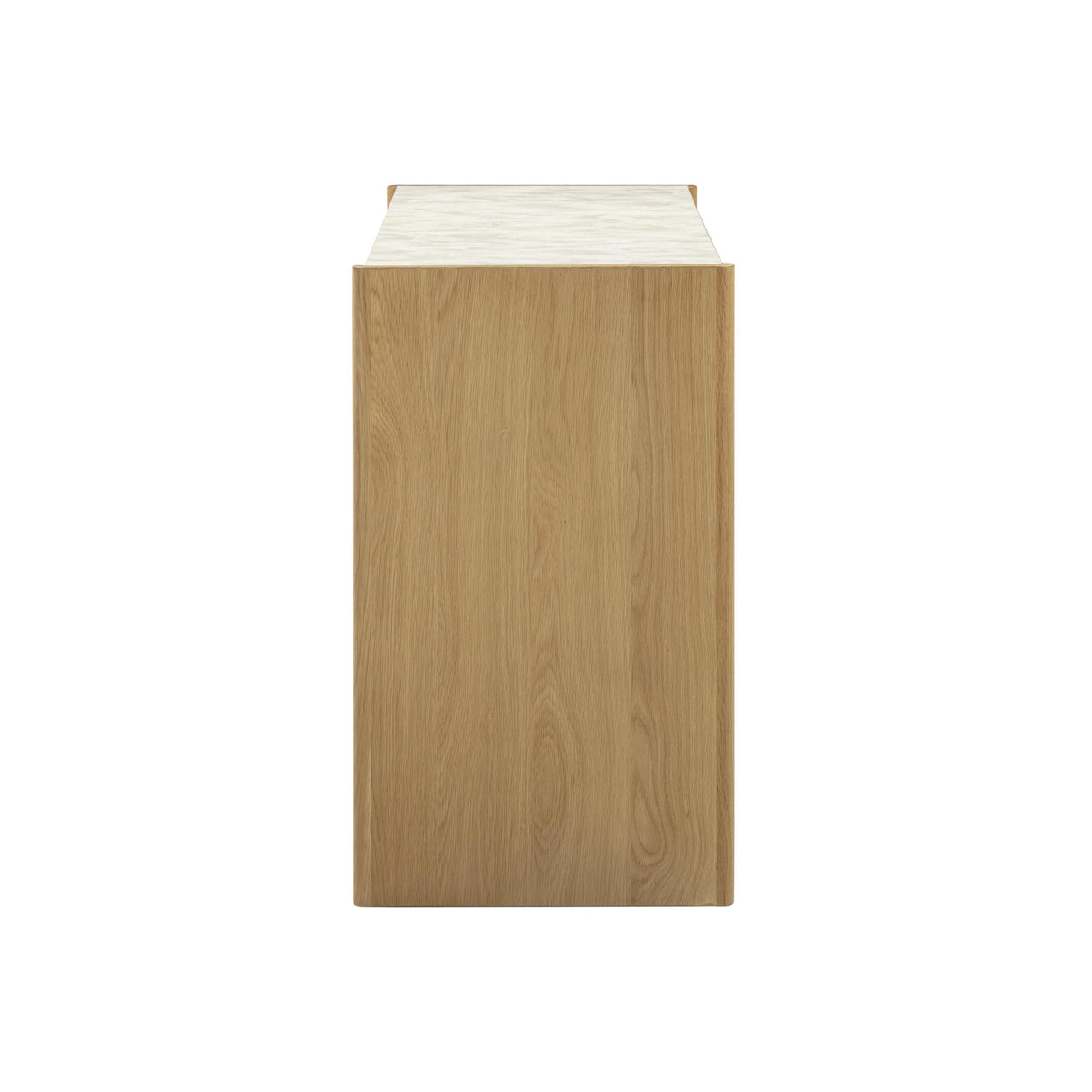 TOV Paige 56" Natural Oak 2-Drawer Console Desk