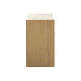 TOV Paige 56" Natural Oak 2-Drawer Console Desk