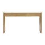 TOV Paige 56" Natural Oak 2-Drawer Console Desk