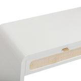 TOV Patty 48" Rattan 2-Drawer Console Desk