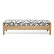 TOV Thelma 56" Leopard Performance Jacquard Fabric Bench