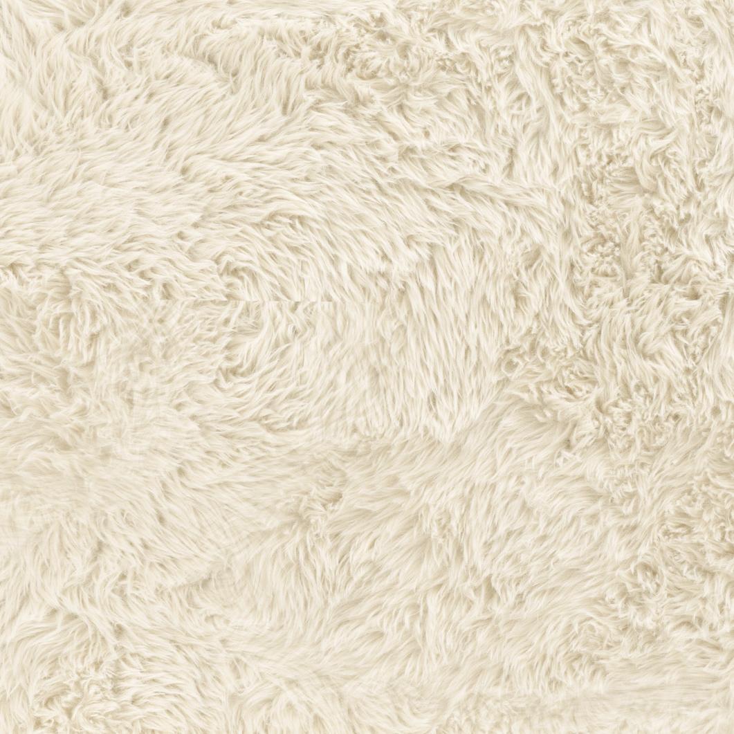 TOV Ollie 56.5" Contract-Grade Straight Vegan Shearling Large Bench