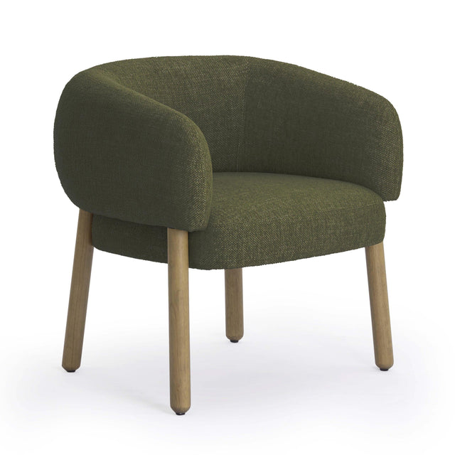TOV Foxy Textured Performance Fabric Accent Chair