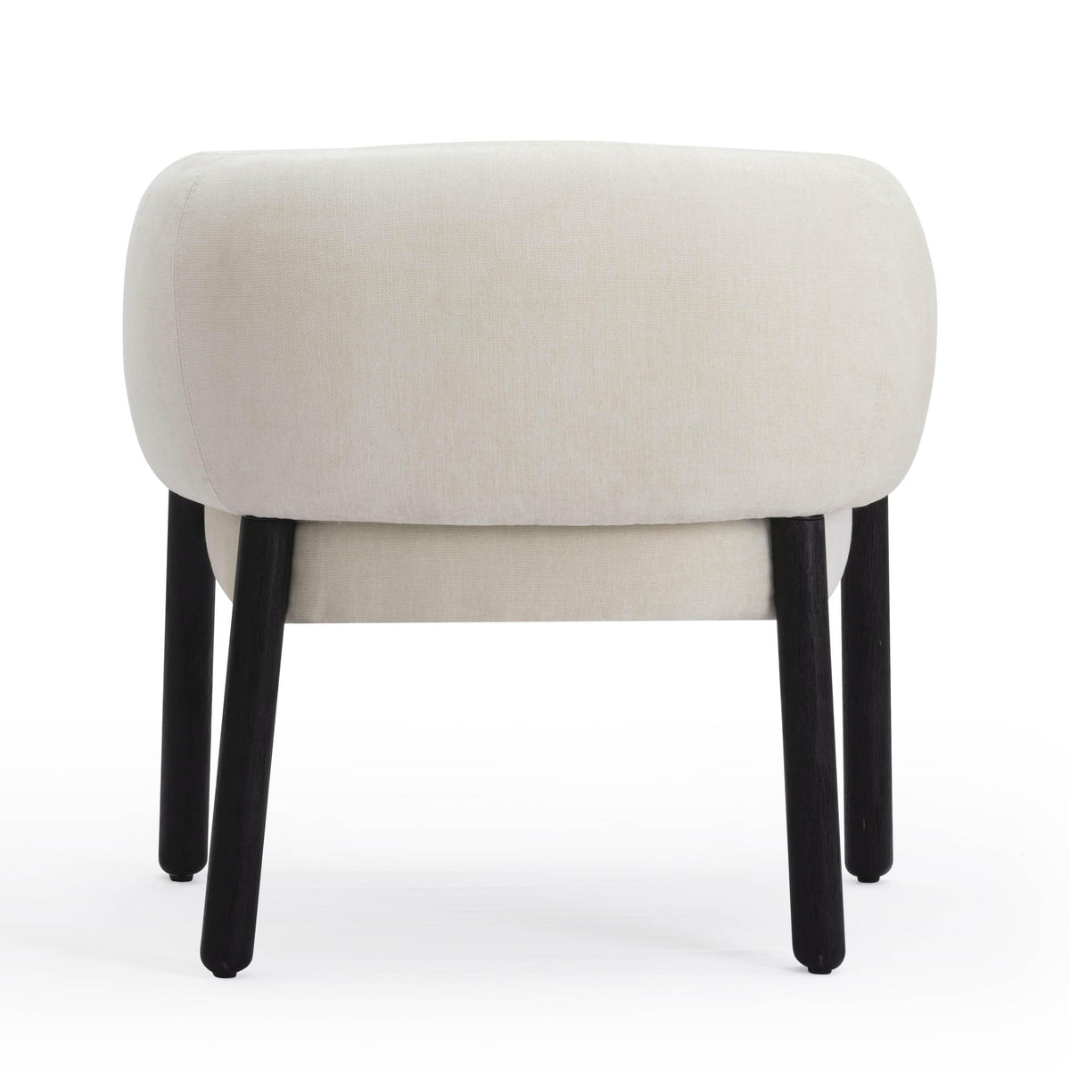 TOV Foxy Cream Performance Basketweave Chenille Accent Chair