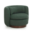 TOV Nura Contract-Grade Chenille Swivel Accent Chair