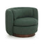 TOV Nura Contract-Grade Chenille Swivel Accent Chair