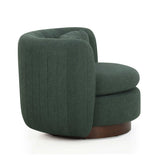 TOV Nura Contract-Grade Chenille Swivel Accent Chair