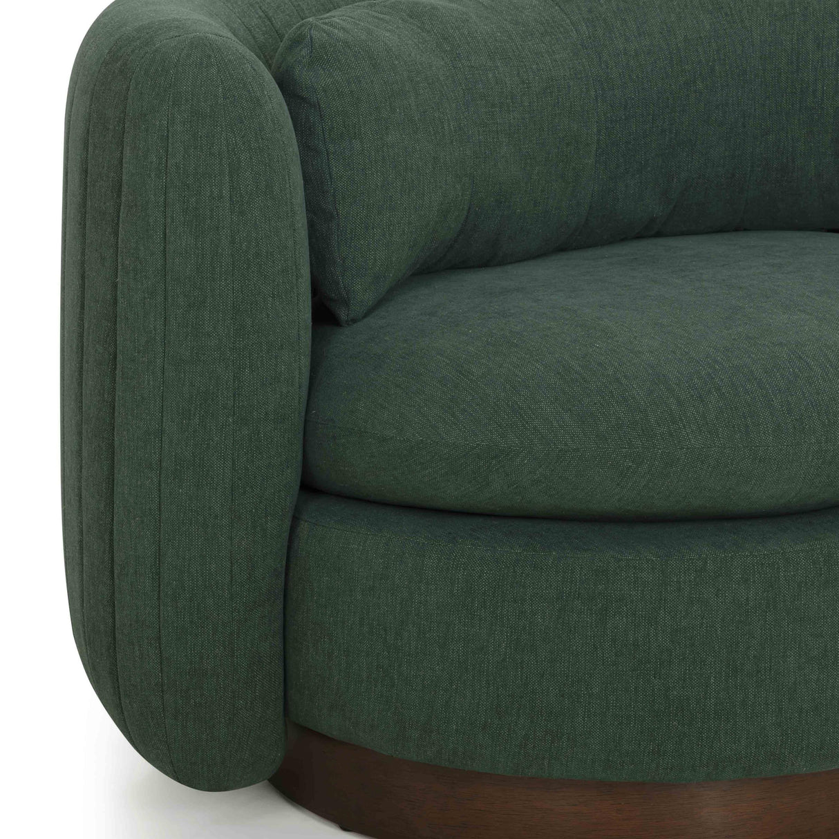 TOV Nura Contract-Grade Chenille Swivel Accent Chair