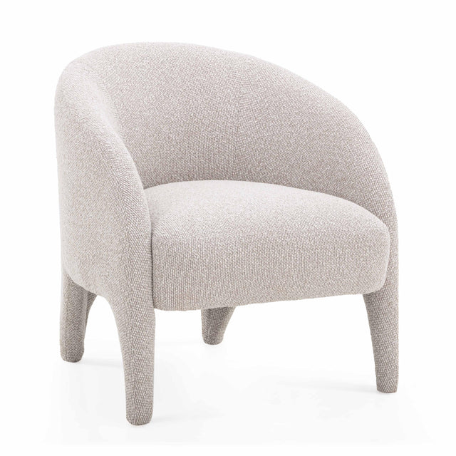 TOV Kris Warm Grey Performance Boucle Accent Chair