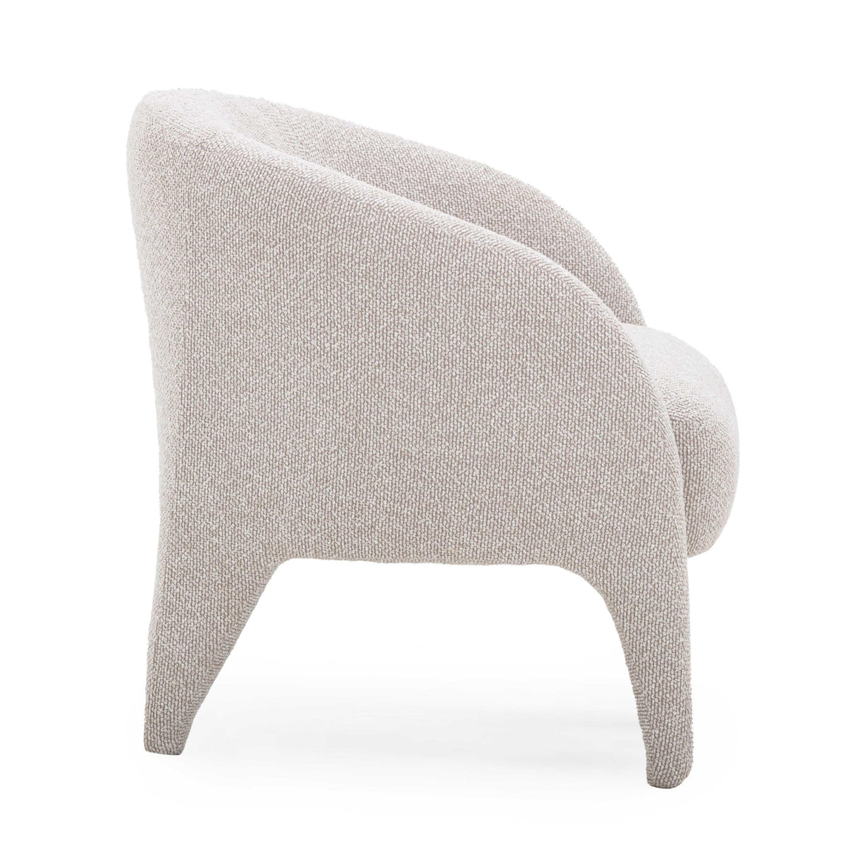 TOV Kris Warm Grey Performance Boucle Accent Chair