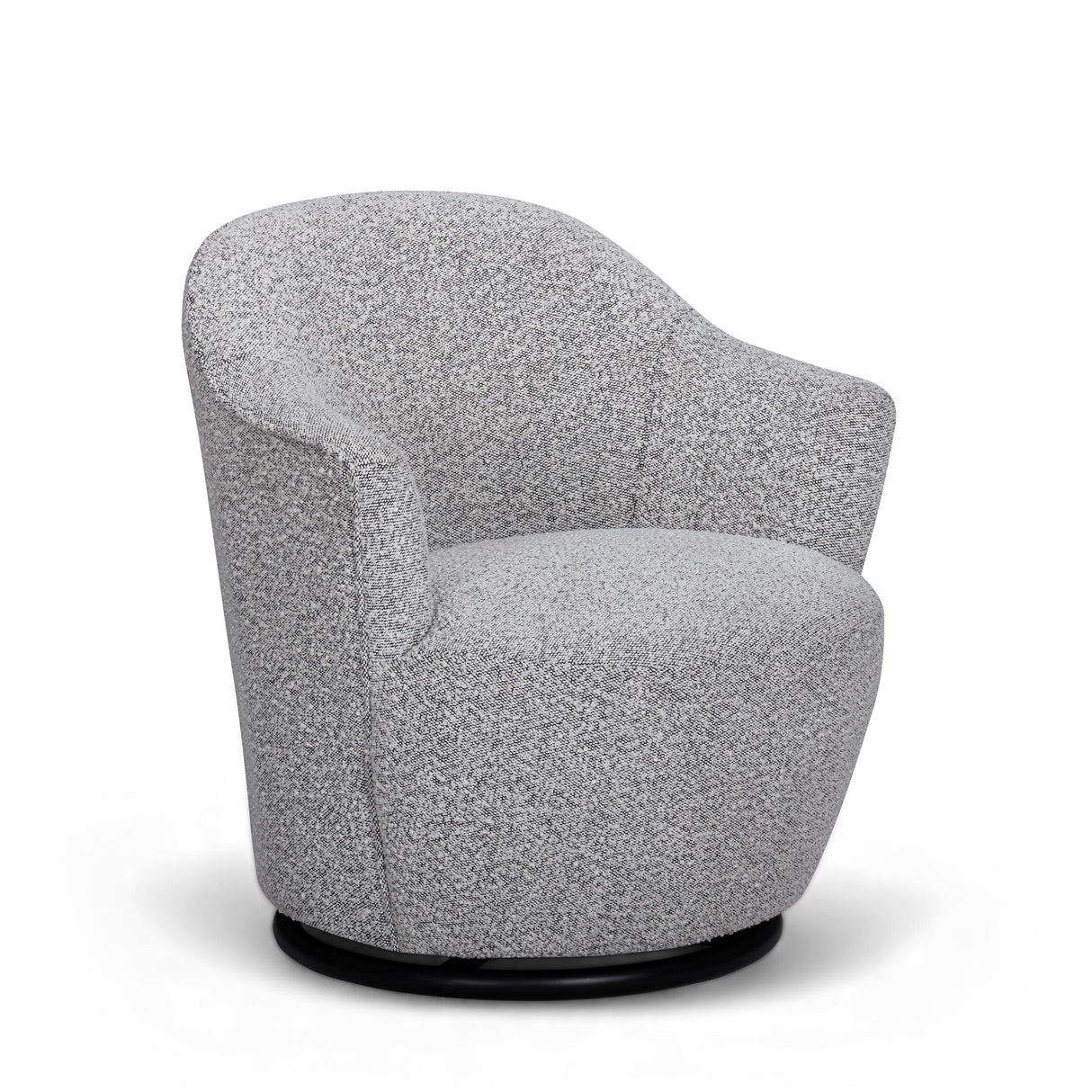 TOV Skyla Performance Boucle Swivel Accent Chair