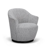 TOV Skyla Performance Boucle Swivel Accent Chair