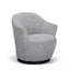 TOV Skyla Performance Boucle Swivel Accent Chair