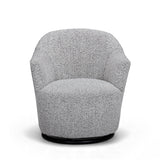 TOV Skyla Performance Boucle Swivel Accent Chair