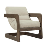 TOV Palma Contract-Grade Textured Weave Fabric Accent Chair