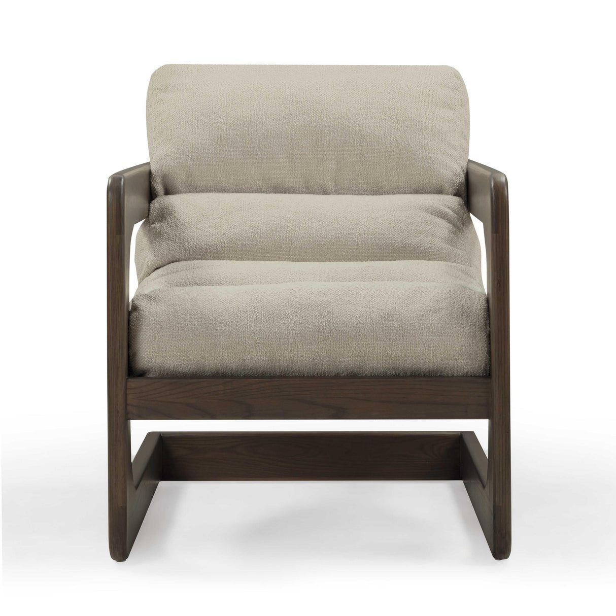 TOV Palma Contract-Grade Textured Weave Fabric Accent Chair